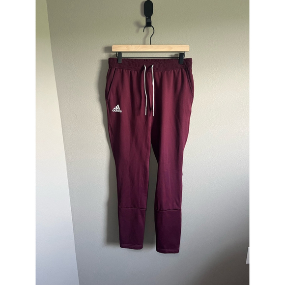 Women's‎ Adidas Team Tap Pants Size S Maroon - Picture 1 of 7